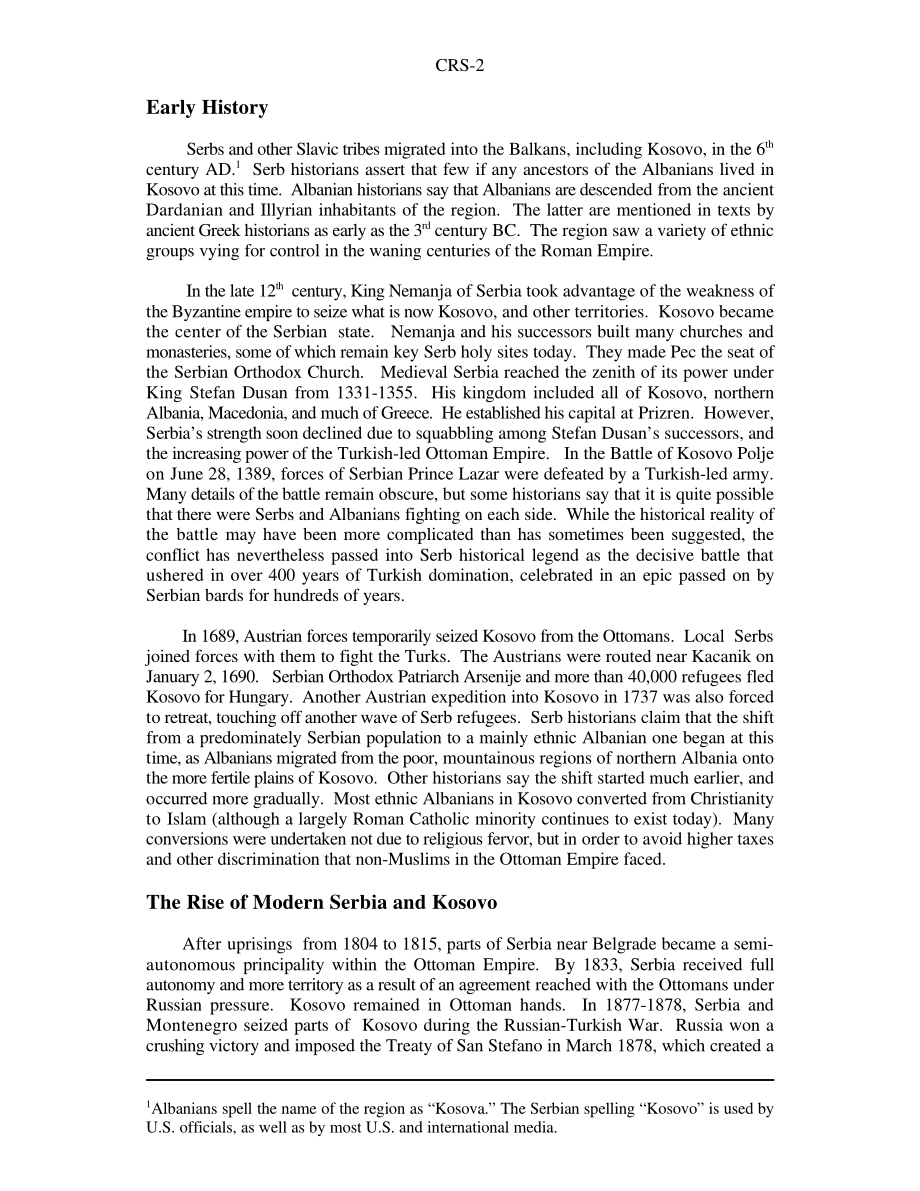 [19990603]RS20213_科索沃：当前冲突的历史背景.pdf_第2页