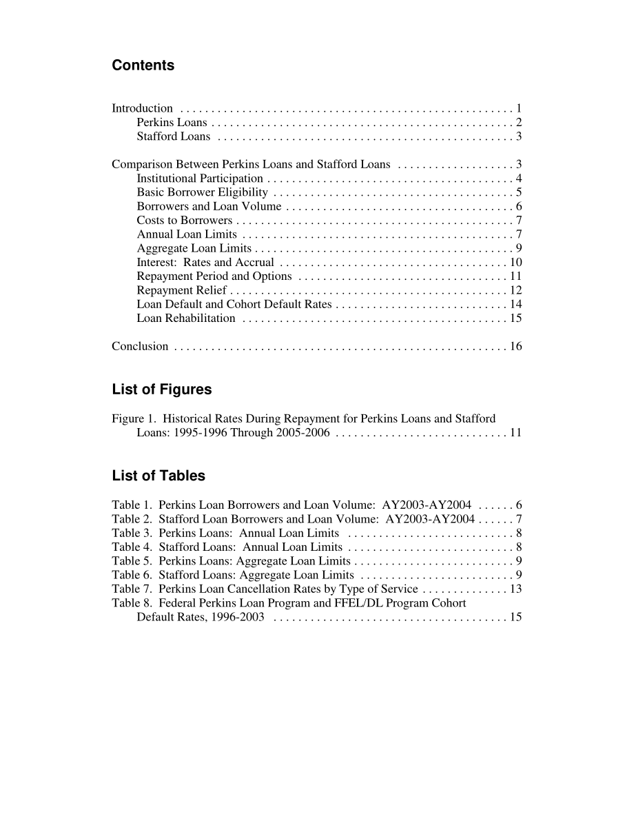 [20050603]RL32854_联邦Perkins贷款和FFELDL Stafford贷款：简单的比较.pdf_第3页