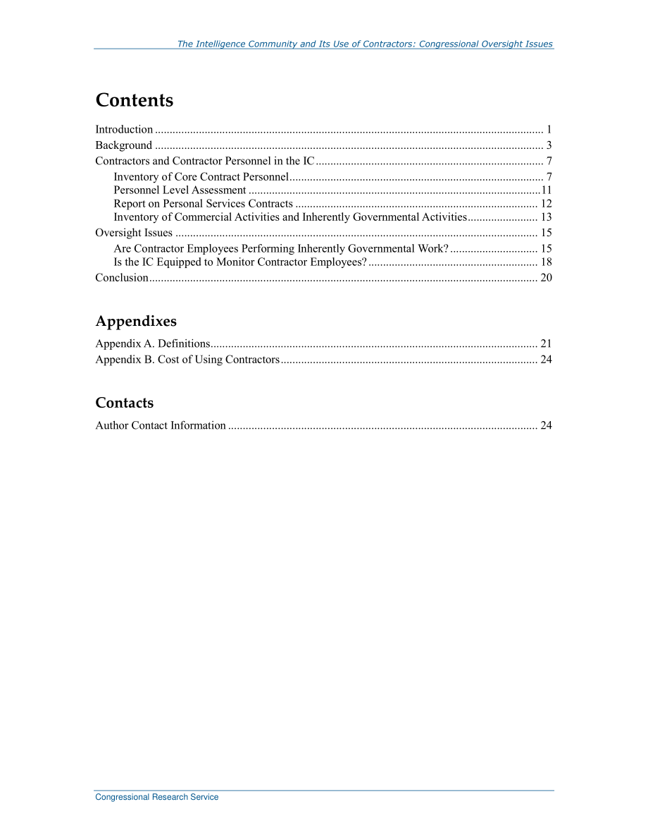 [20150818]R44157_情报界及其对承包商的使用：国会监督问题.pdf_第3页