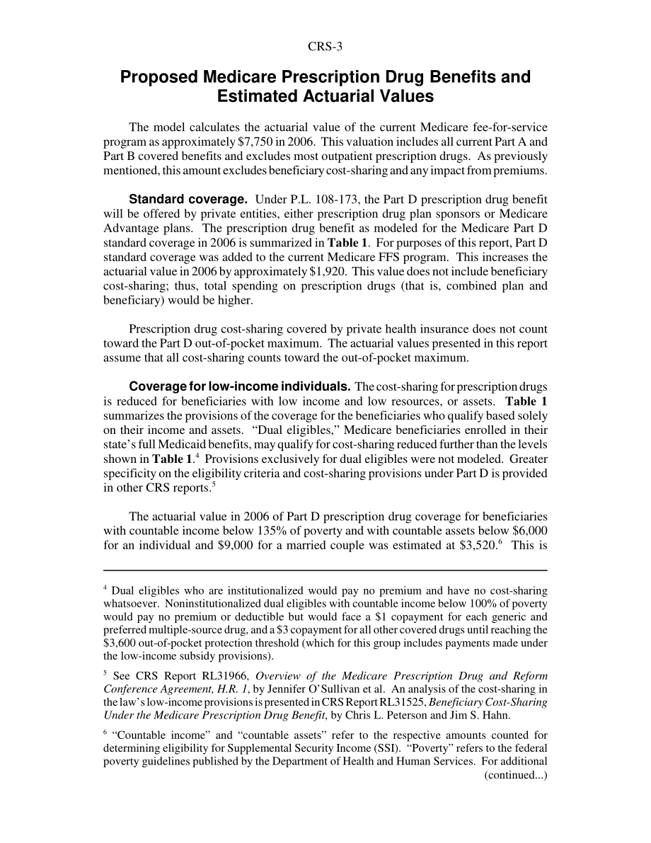 [20031229]RS21583_医疗保险处方药计划：精算价值比较.pdf_第3页
