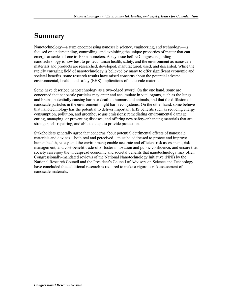 [20110120]RL34614_纳米技术与环境、健康和安全：供审议的问题.pdf_第2页