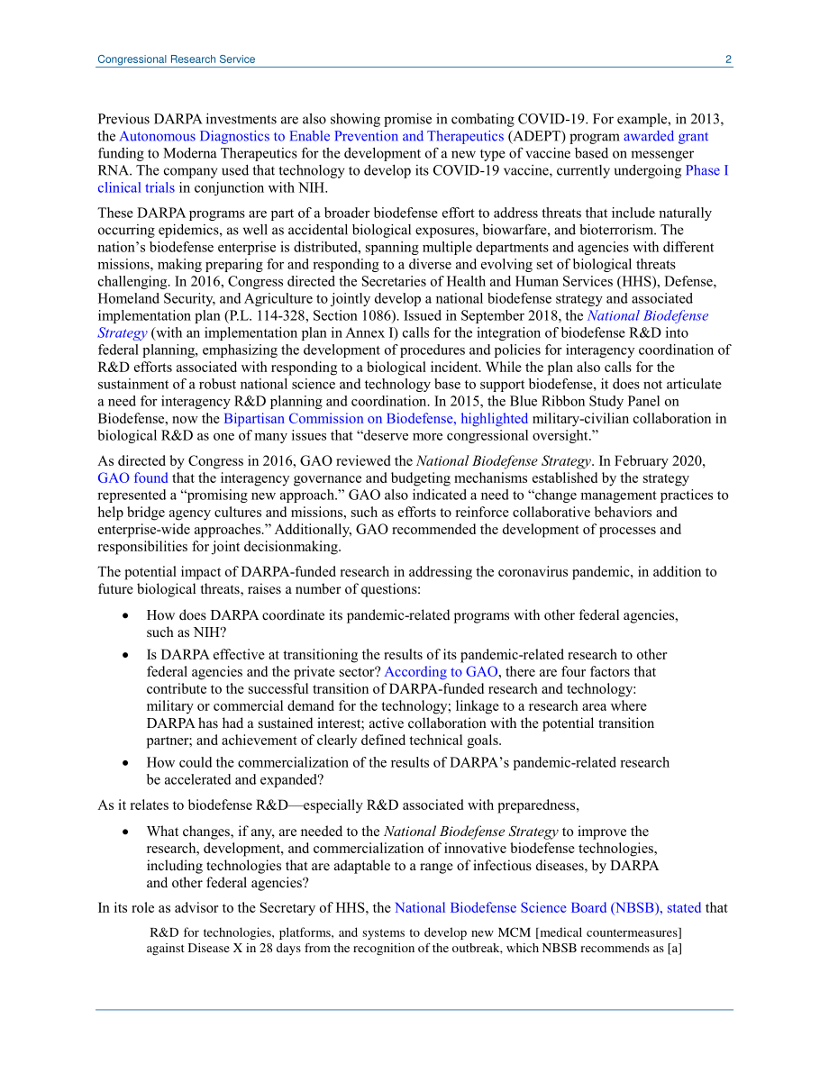 [20200630]IN11446_DARPA的大流行相关计划.pdf_第2页