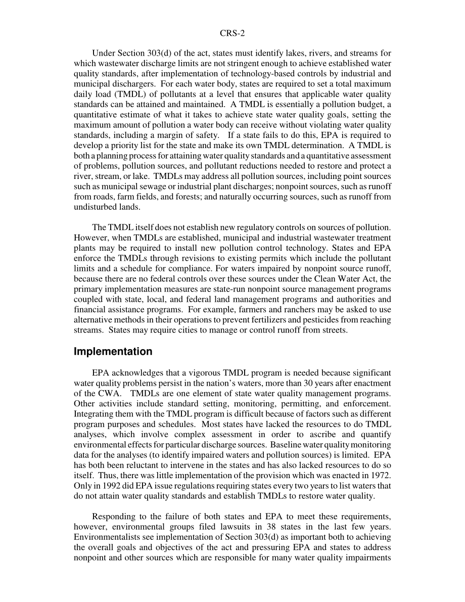[20081120]97-831_《清洁水法案》和污染物最大日总负荷（TMDL）.pdf_第2页