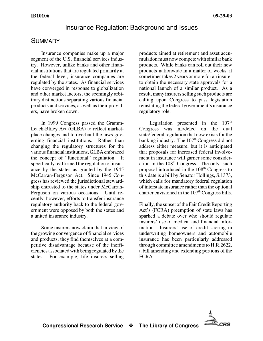 [20030929]IB10106_保险监管：背景和问题.pdf_第3页