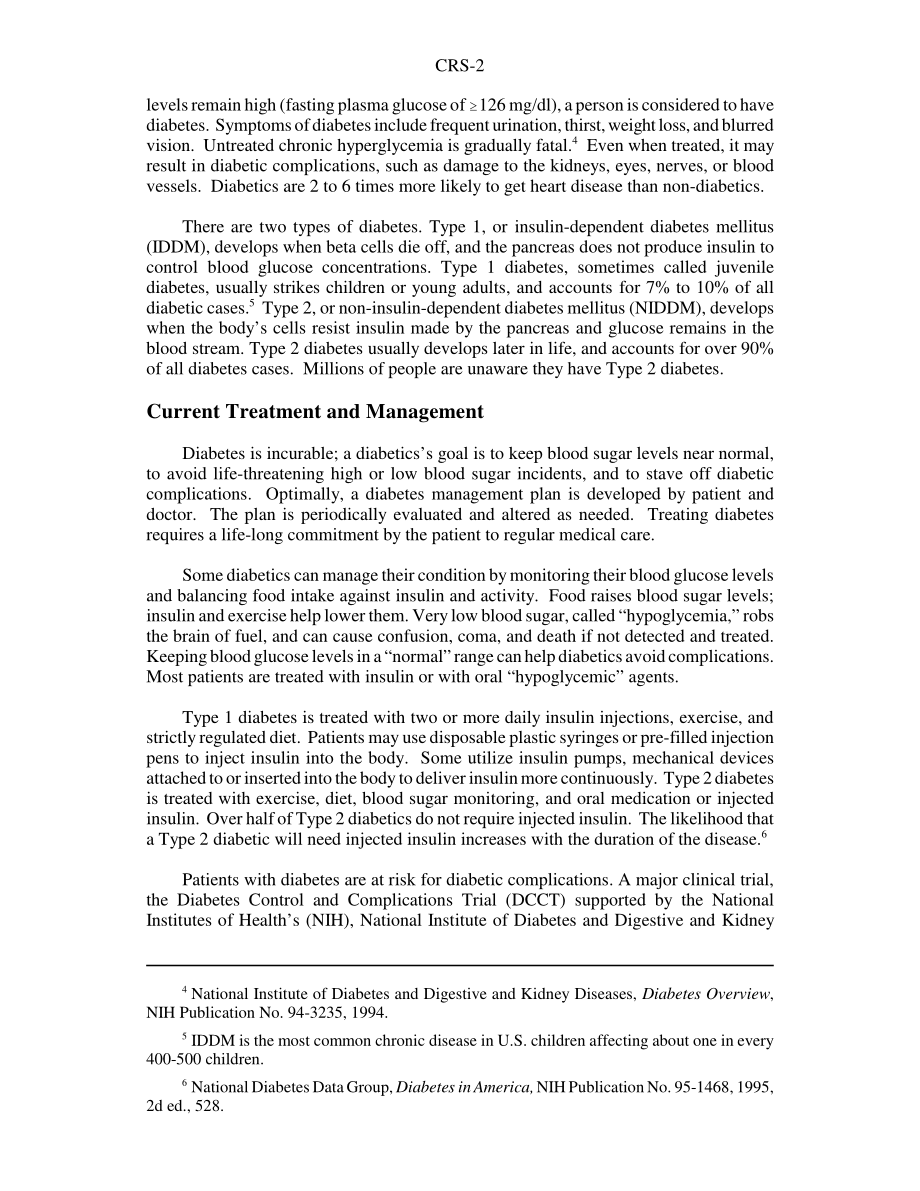 [19980715]98-592_糖尿病：基本信息和联邦资金.pdf_第2页