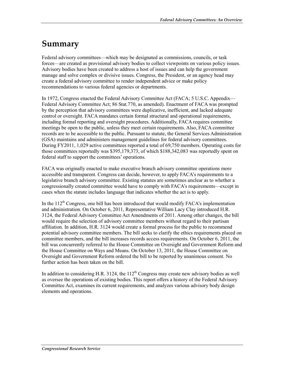 [20120626]R40520_联邦咨询委员会：概述.pdf_第2页