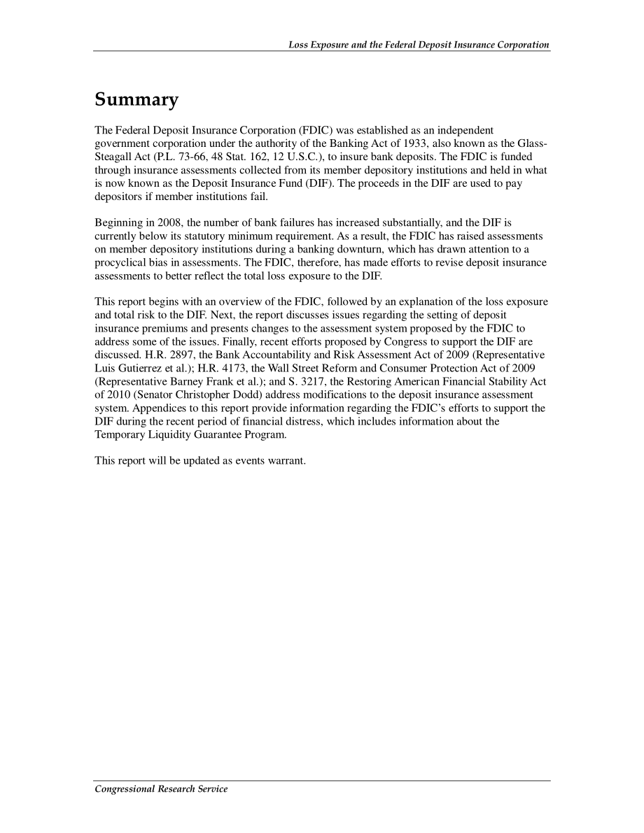 [20100524]R41226_损失敞口和联邦存款保险公司.pdf_第2页