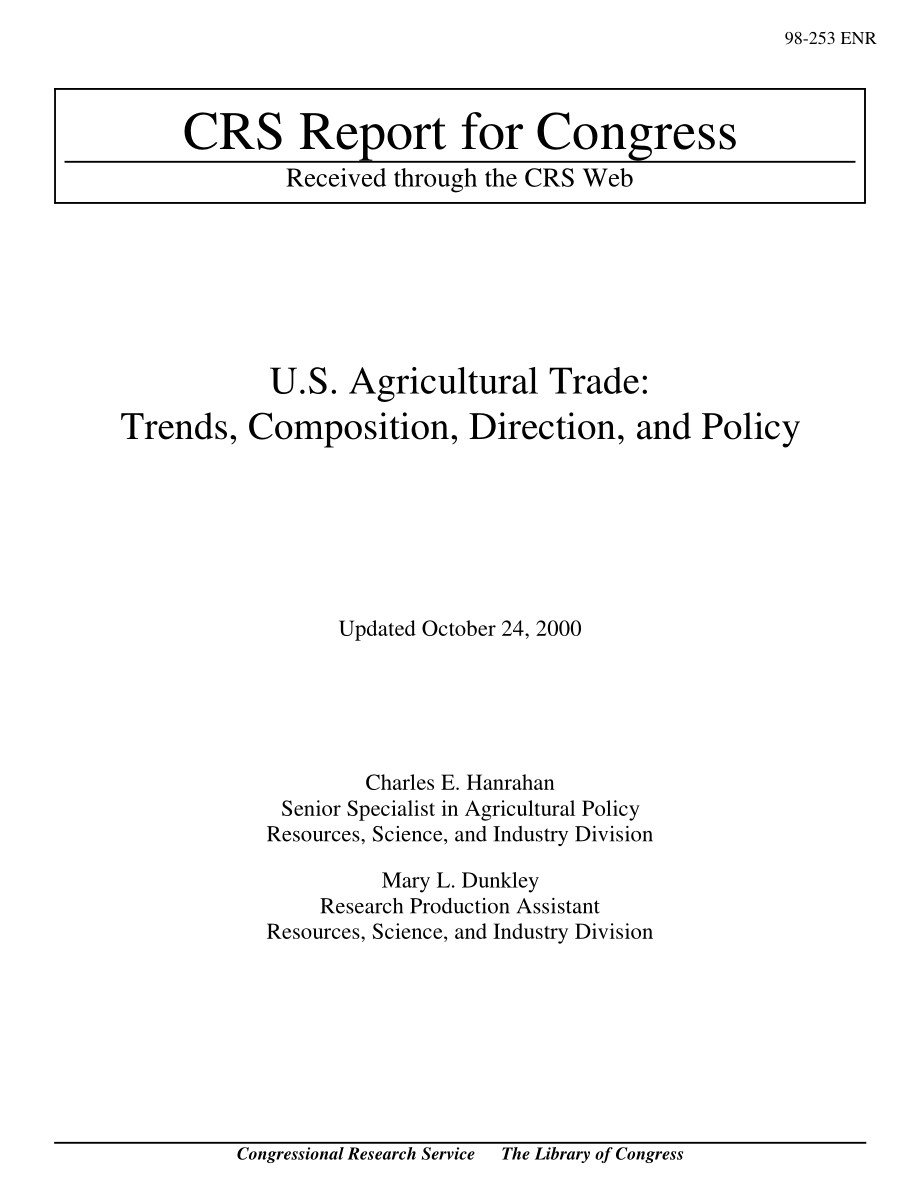 [20001024]98-253ENR_美国农业贸易：趋势、构成、方向和政策.pdf_第1页