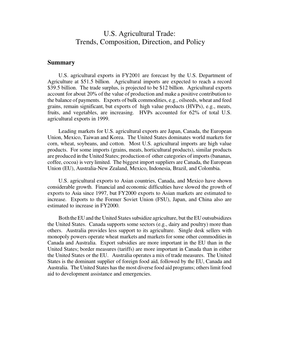 [20001024]98-253ENR_美国农业贸易：趋势、构成、方向和政策.pdf_第3页