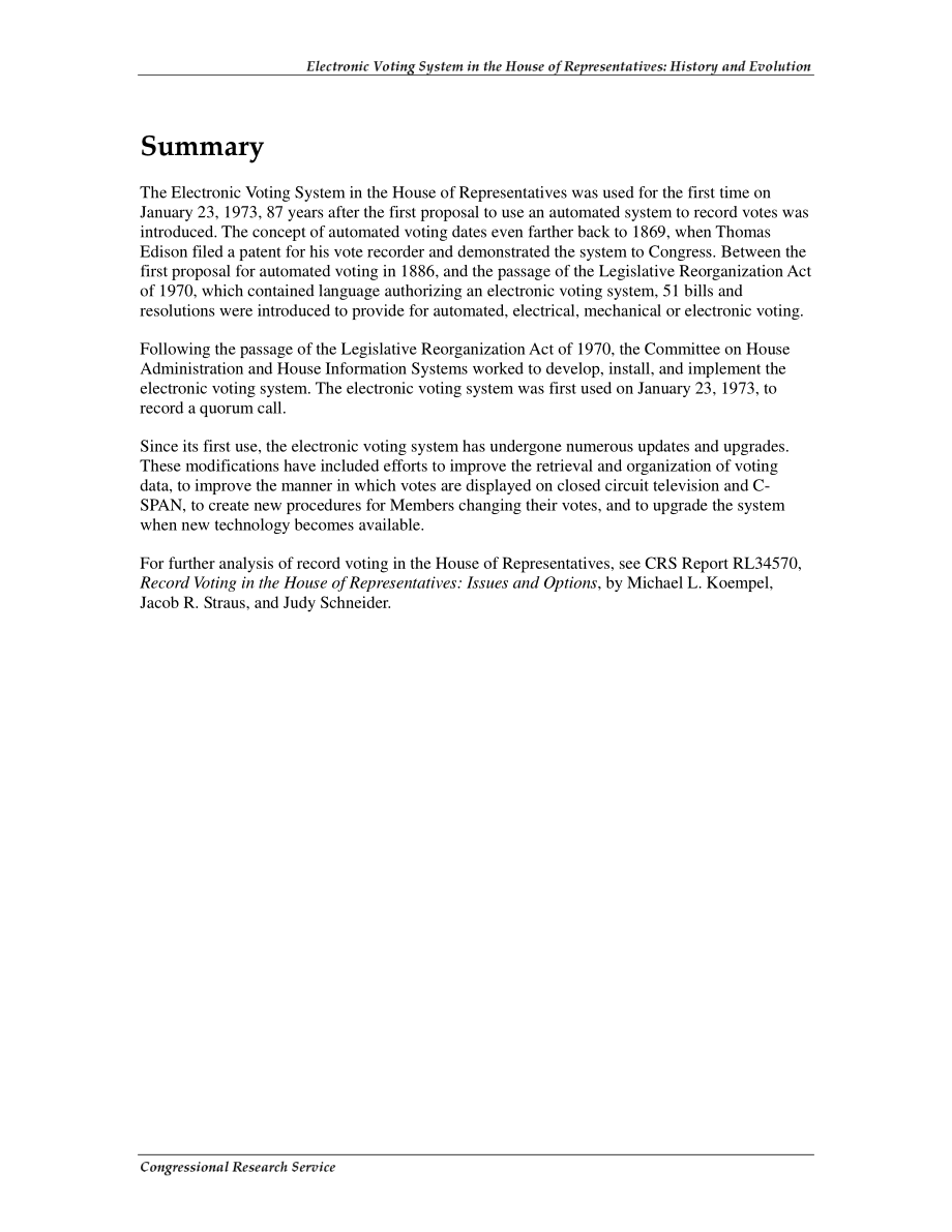 [20081125]RL34366_众议院电子投票系统：历史和演变.pdf_第2页