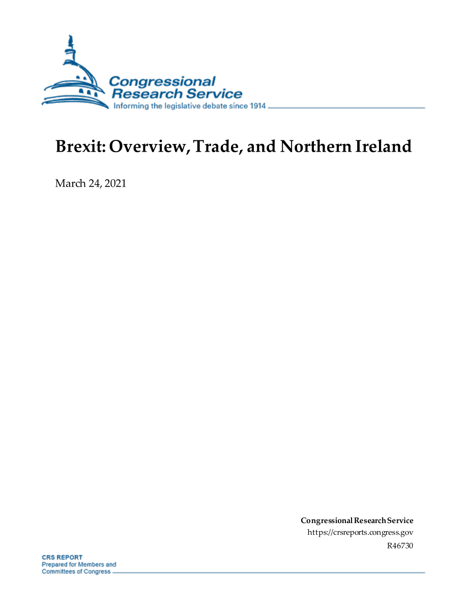 [20210324]R46730_英国脱欧：概述、贸易和北爱尔兰.pdf_第1页
