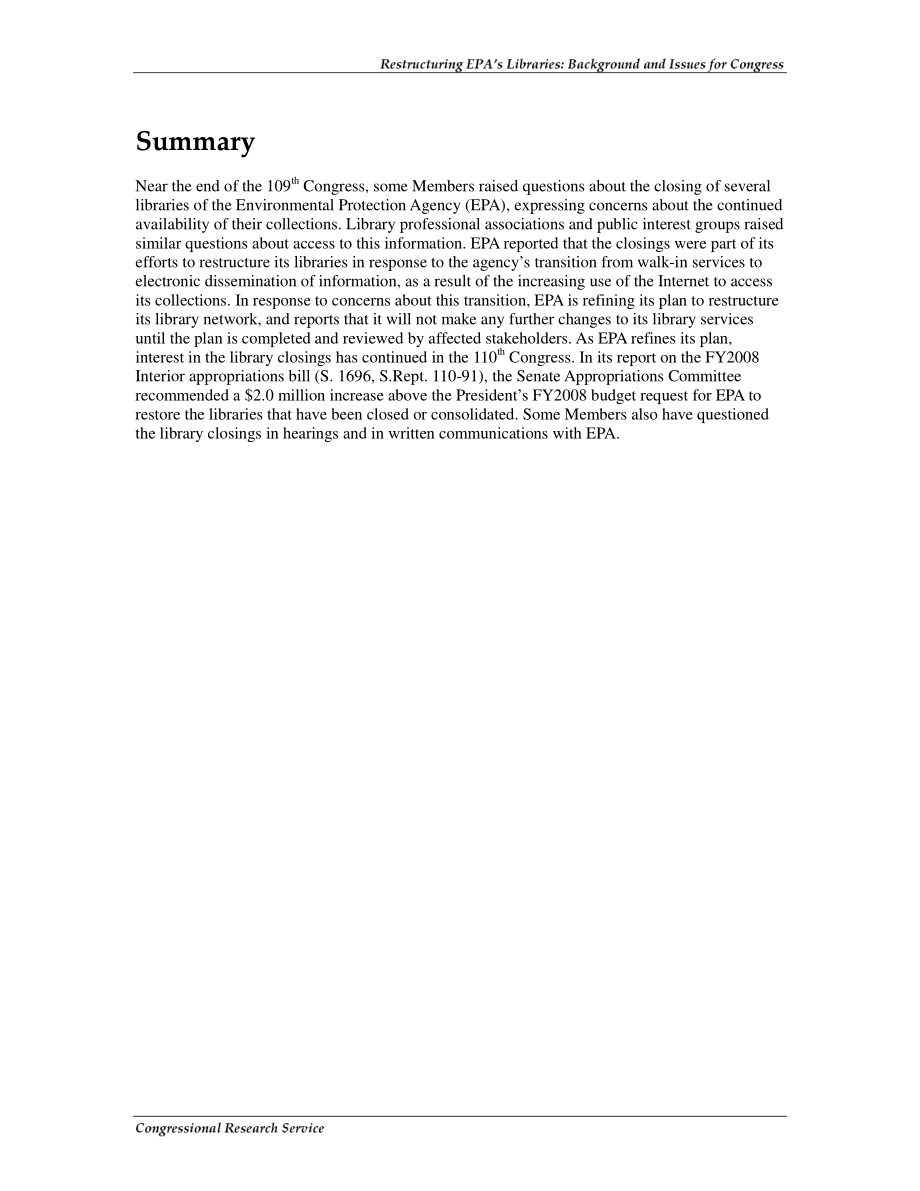 [20070822]RS22533_重组EPA的图书馆：国会背景和议题.pdf_第2页