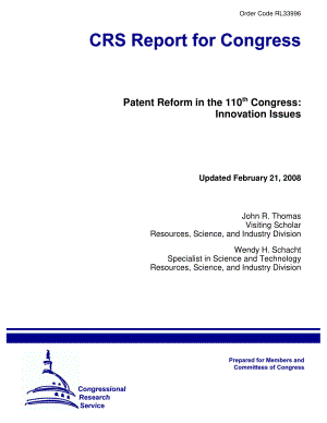 [20080221]RL33996_第110届国会专利改革：创新问题.pdf