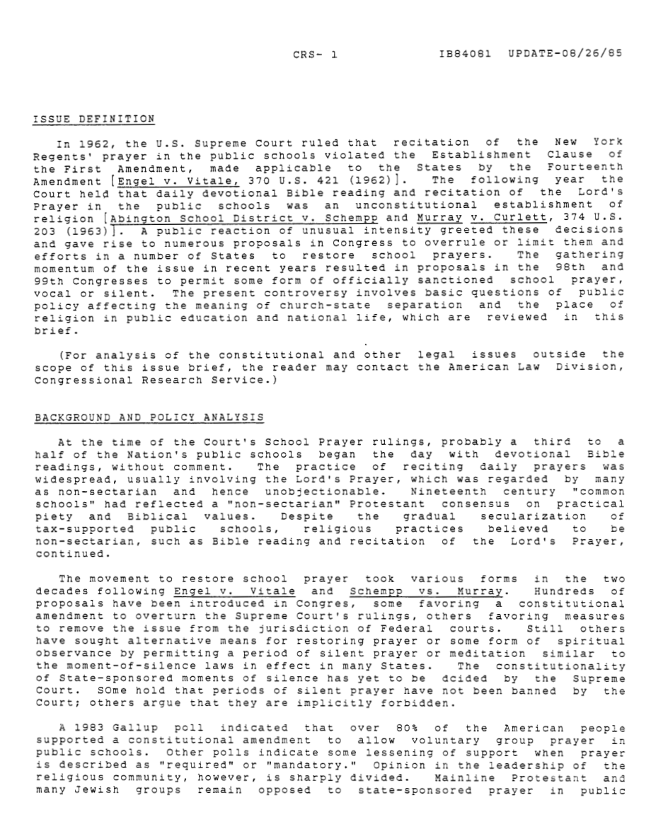 [19850826]IB84081_学校祈祷争议：赞成与反对的论点.pdf_第2页