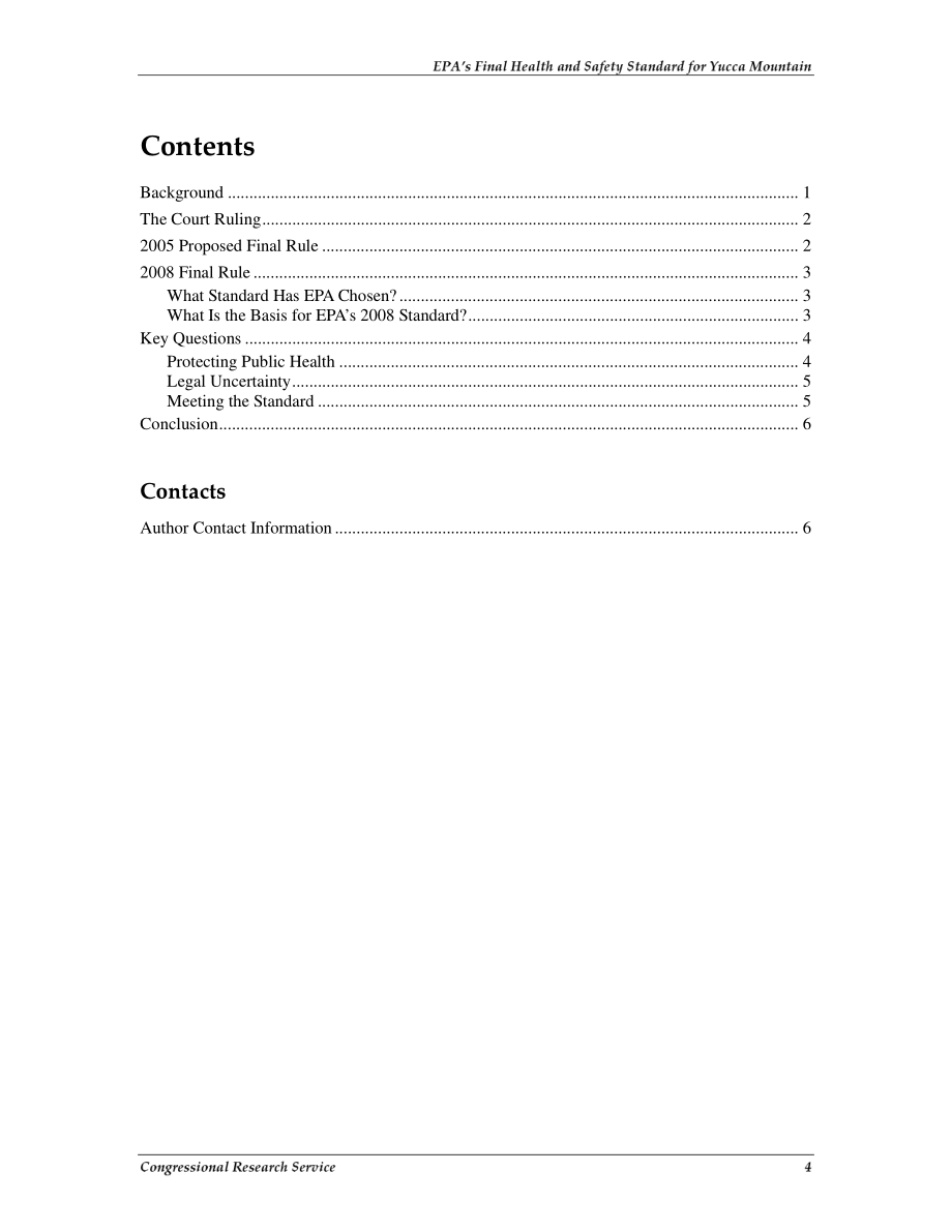 [20081006]RL34698_EPA关于尤卡山的最终健康和安全标准.pdf_第3页