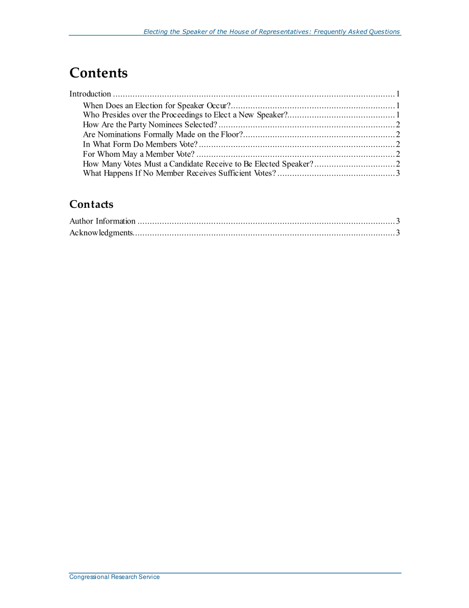 [20201124]R44243_选举众议院议长：常见问题解答.pdf_第3页
