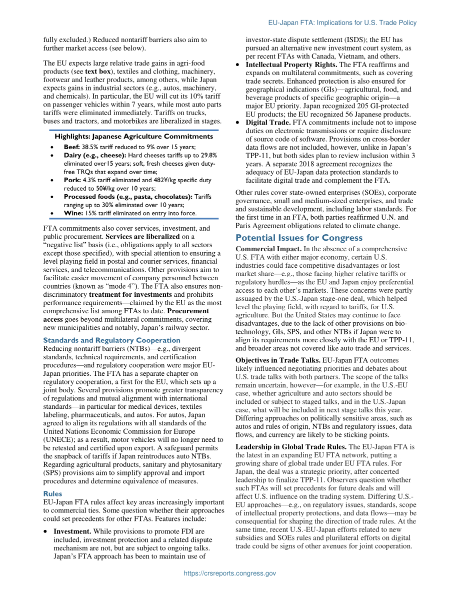 [20200626]IF11099_欧盟-日本FTA：对美国贸易政策的影响.pdf_第2页