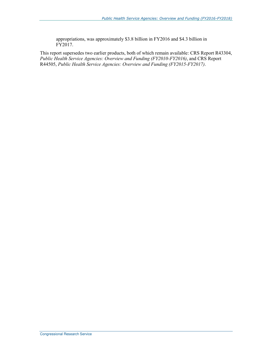 [20170816]R44916_公共卫生服务机构：概述和资金（2016-2018财年）.pdf_第3页