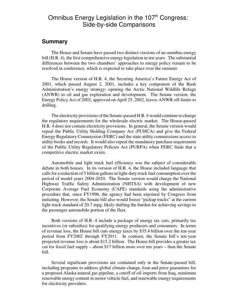 [20020607]RL31427_综合能源立法：H、 R4并列比较.pdf_第2页