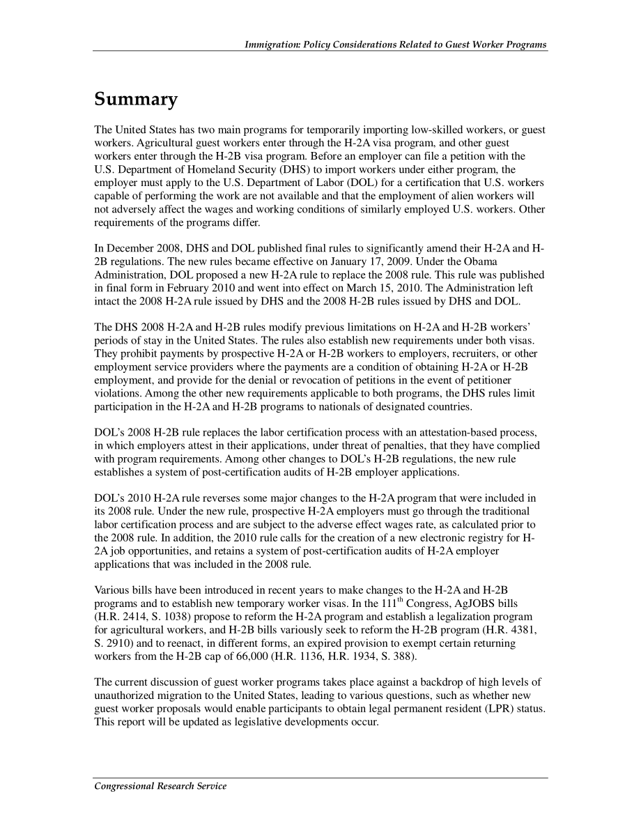 [20100316]RL32044_移民：与外来工人计划相关的政策考虑.pdf_第2页