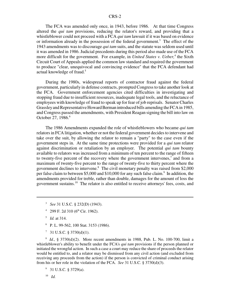 [19980710]98-602_《虚假索赔法》和医疗欺诈：概述.pdf_第2页