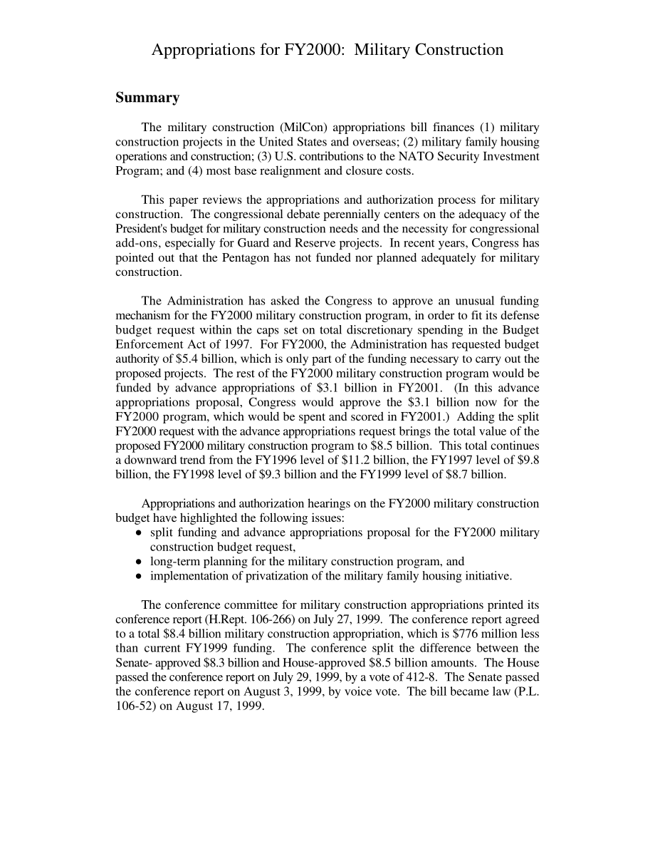 [19990823]RL30210_2000财年拨款：军事建设.pdf_第3页