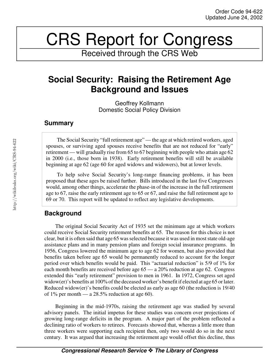 [20020624]94-622_社会保障：提高退休年龄背景和问题.pdf_第1页