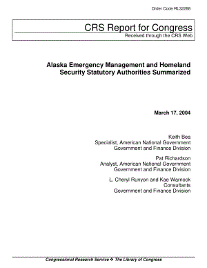 [20040317]RL32288_阿拉斯加州应急管理和国土安全法定机构总结.pdf