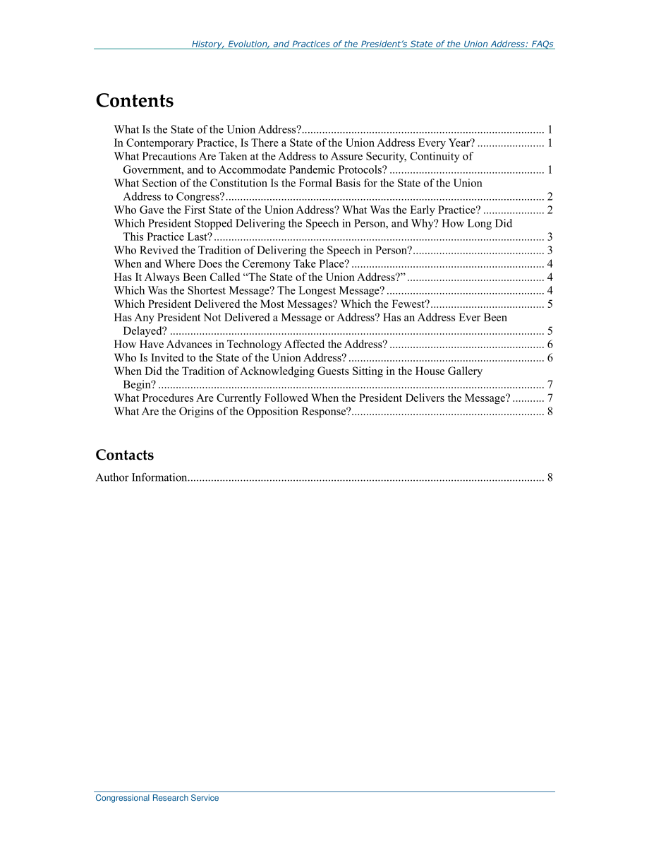 [20220228]R44770_总统国情咨文演讲的历史、演变和实践：常见问题解答.pdf_第3页