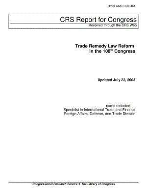 [20030722]RL30461_第108届国会贸易救济法改革.pdf