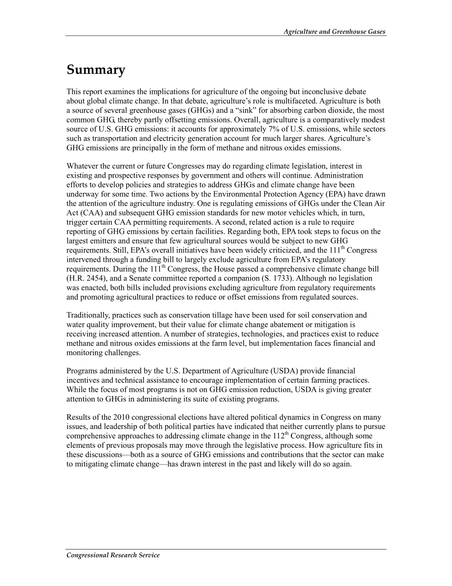 [20101210]R41530_农业和温室气体.pdf_第2页
