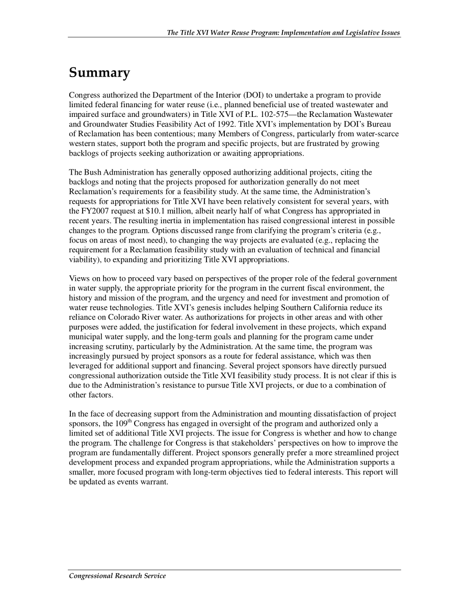 [20061027]RL33707_标题XVI水再利用计划：实施和立法问题.pdf_第2页