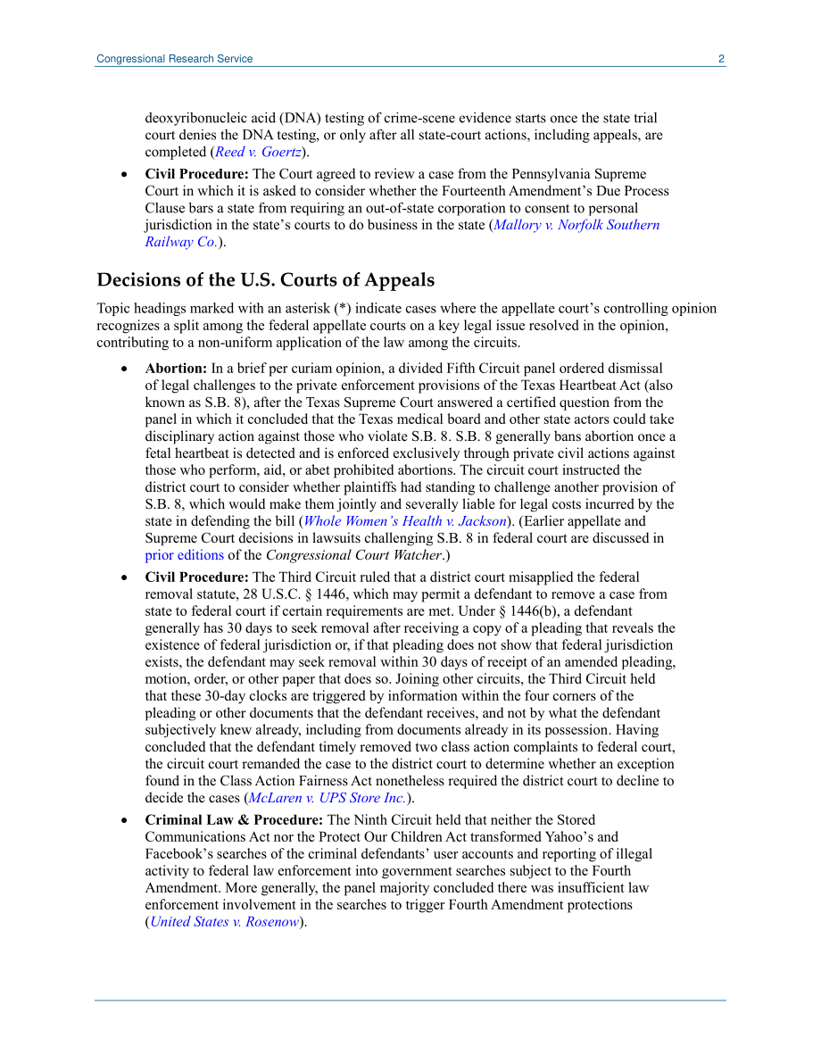 [20220502]LSB10738_国会法院观察员：立法者感兴趣的近期上诉裁决（2022年4月25日至5月1日）.pdf_第2页