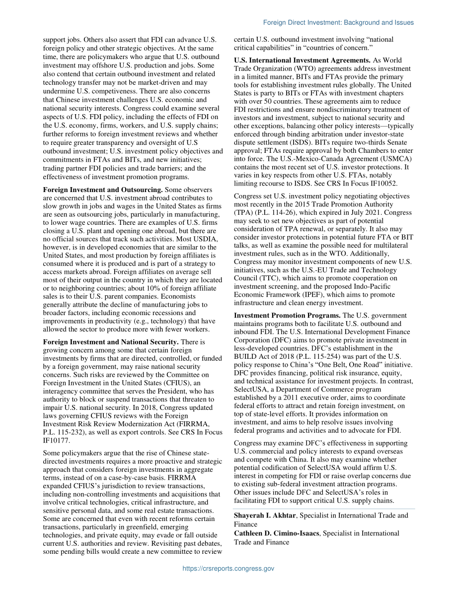 [20220413]IF10636_外国直接投资：背景和问题.pdf_第2页