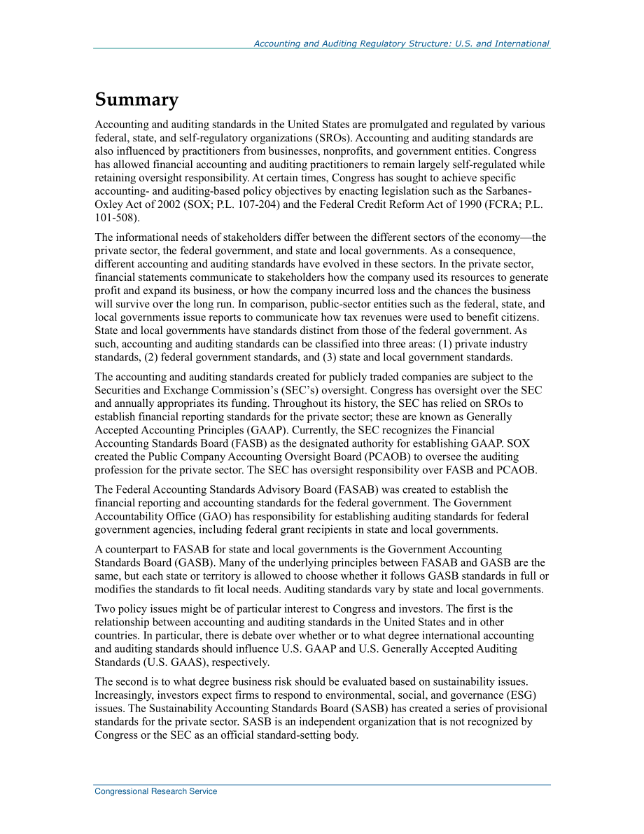 [20170719]R44894_会计和审计监管结构：美国和国际.pdf_第2页