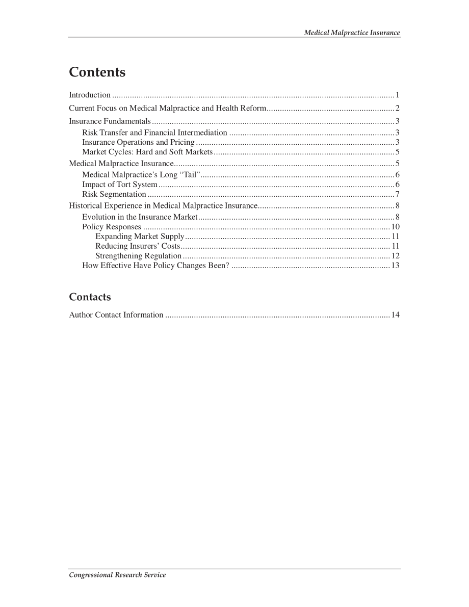 [20091002]RL31886_医疗事故保险：经济导论与历史经验回顾.pdf_第3页