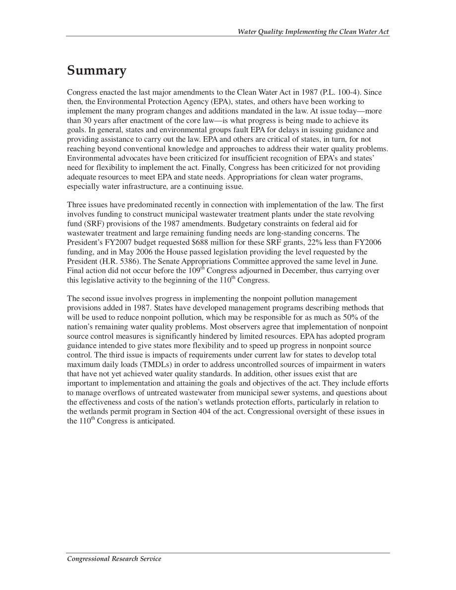[20061212]RL33466_水质：实施《清洁水法》.pdf_第2页