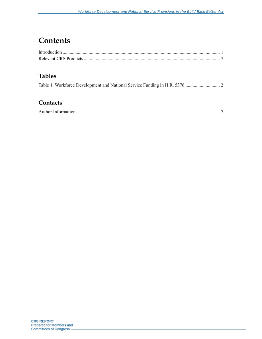 [20211210]R46984_《重建更好法案》中的劳动力发展和国家服务条款.pdf_第2页
