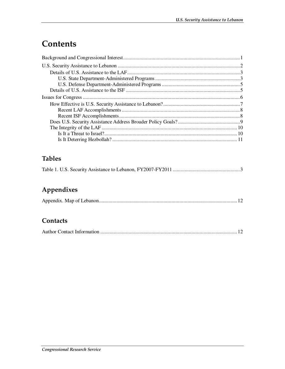 [20110119]R40485_美国对黎巴嫩的安全援助.pdf_第3页