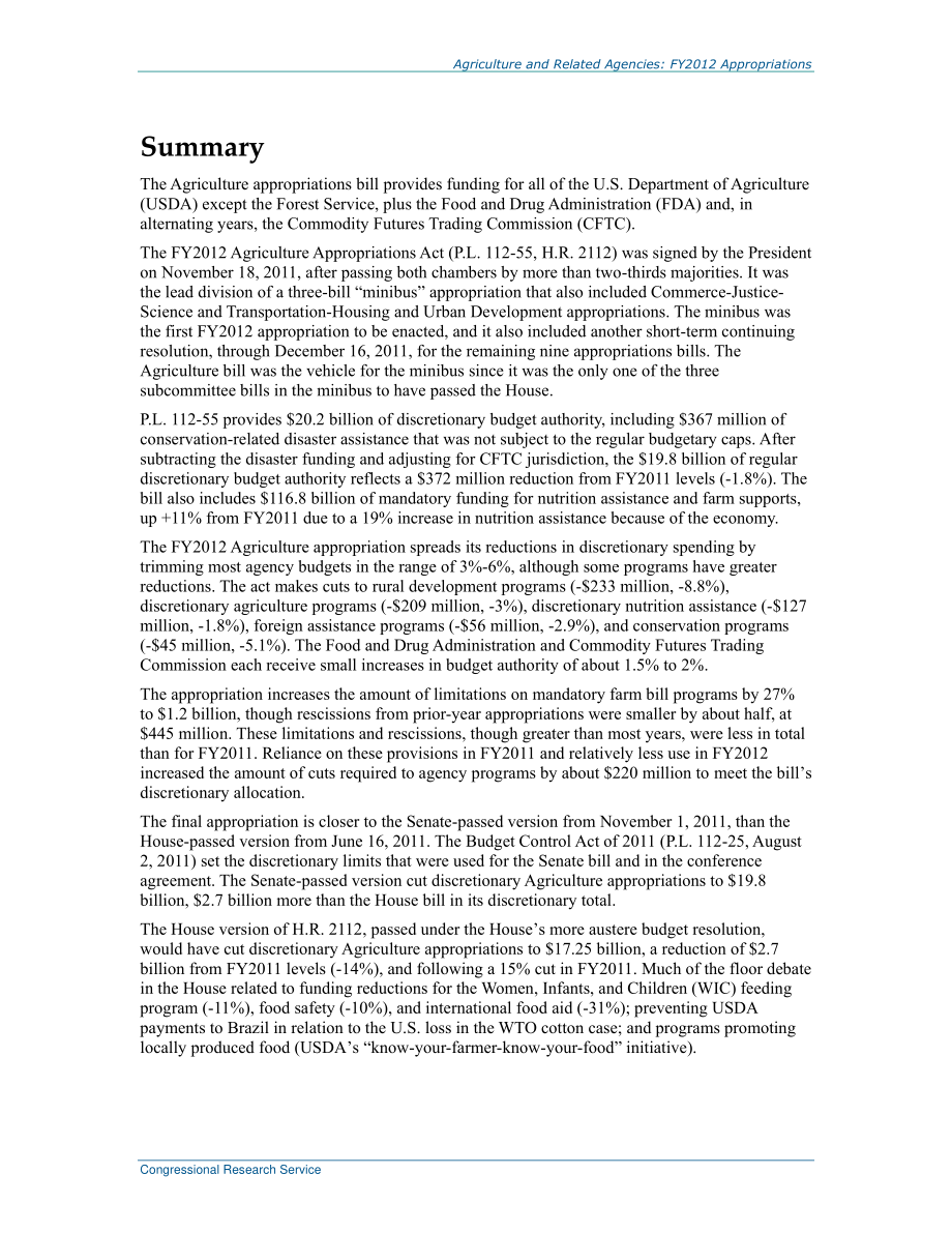[20190320]R41964_农业和相关机构：2012财年拨款.pdf_第2页