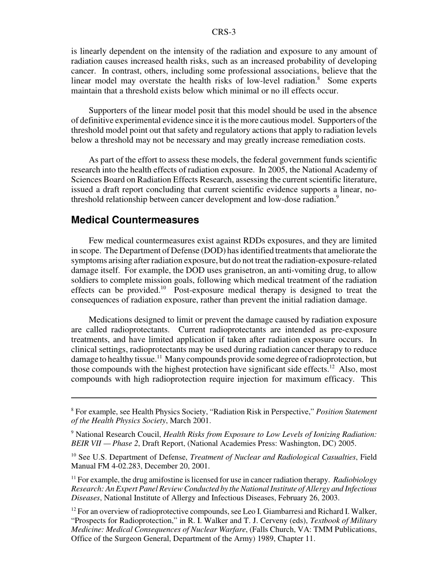 [20060126]RS21766_放射性扩散装置：选择后果管理中的问题.pdf_第3页