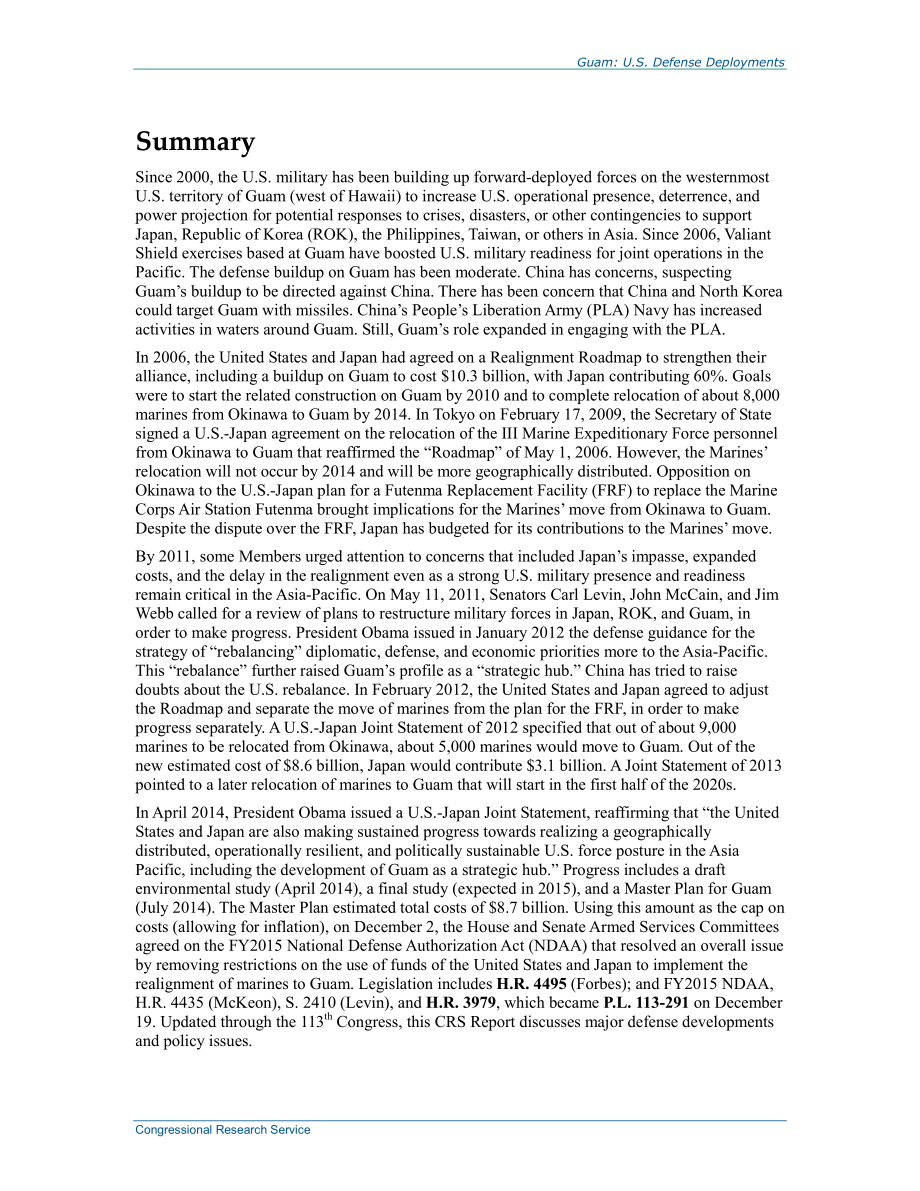 [20150105]RS22570_关岛：美国国防部署.pdf_第2页