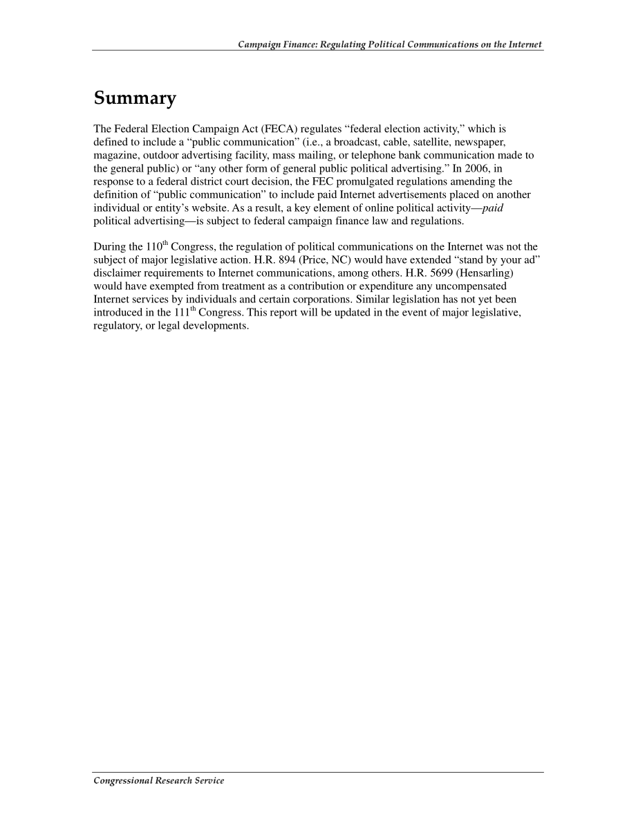 [20090126]RS22272_活动财务：监管互联网上的政治交流.pdf_第2页