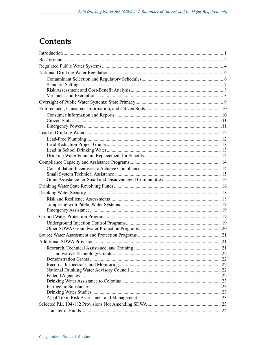 [20210701]RL31243_《安全饮用水法案》（SDWA）：法案及其主要要求摘要.pdf_第3页