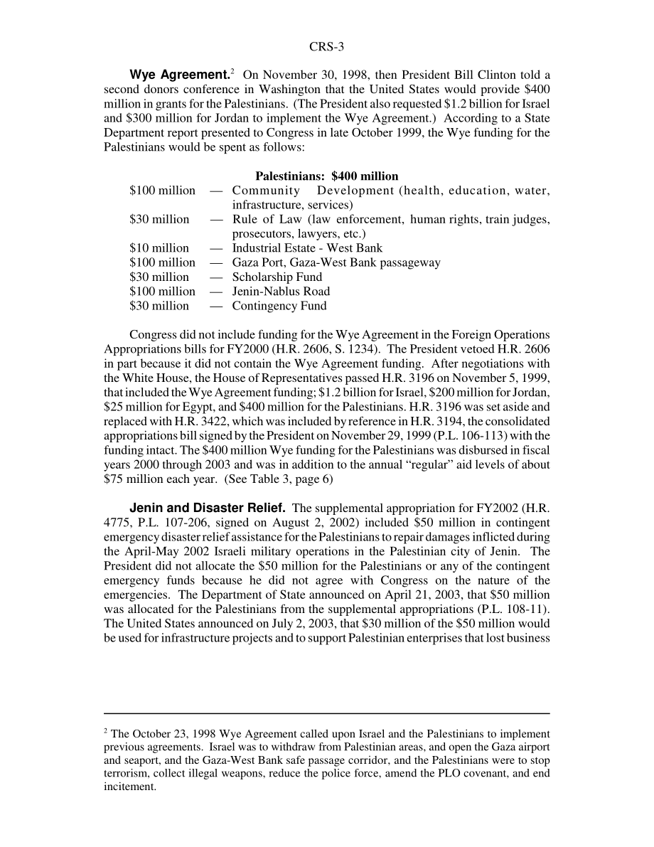 [20050304]RS21594_美国对巴勒斯坦人的援助.pdf_第3页