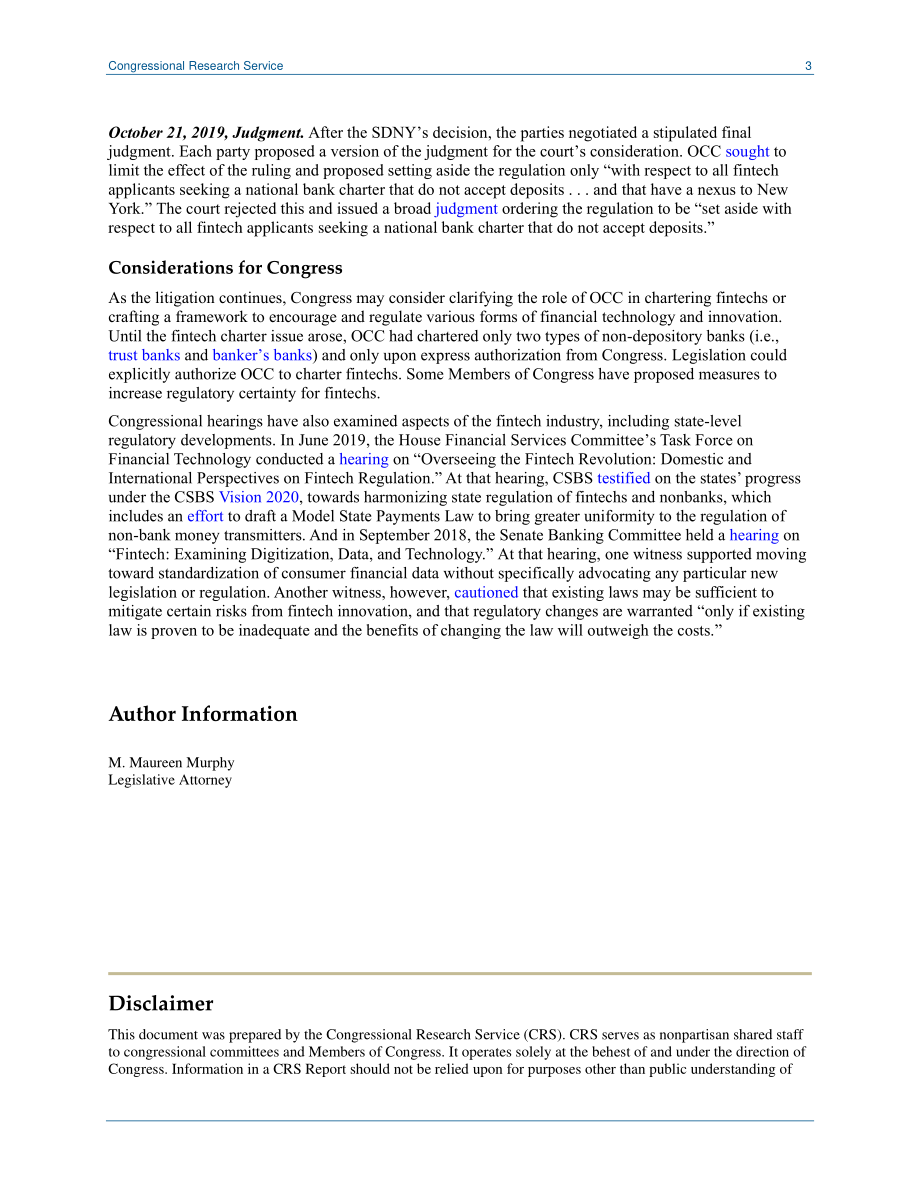 [20191206]LSB10381_Fintech银行章程的法庭争夺战将继续.pdf_第3页