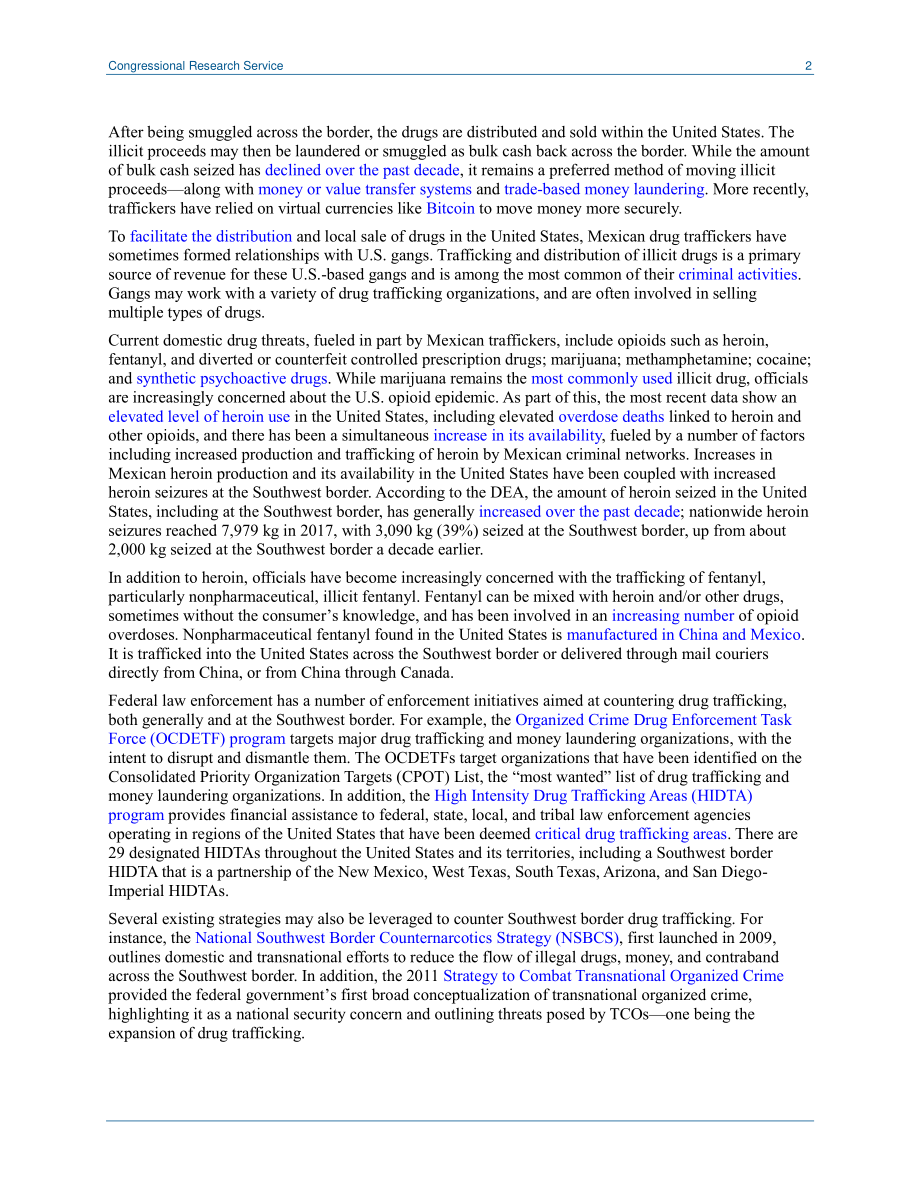 [20190131]IN11030_西南边境贩毒：第116届国会的国土安全问题.pdf_第2页