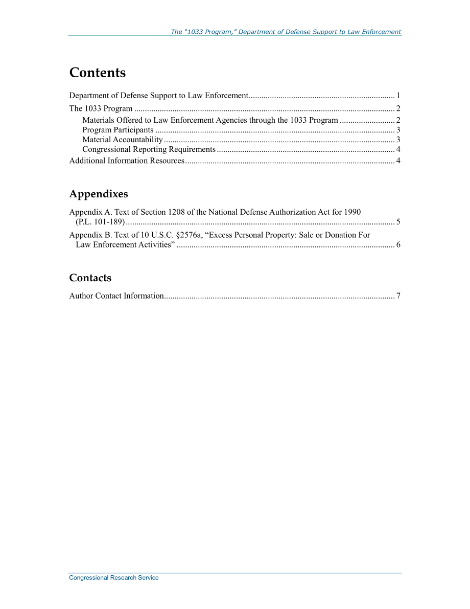[20140828]R43701_“1033计划”国防部对执法的支持.pdf_第3页