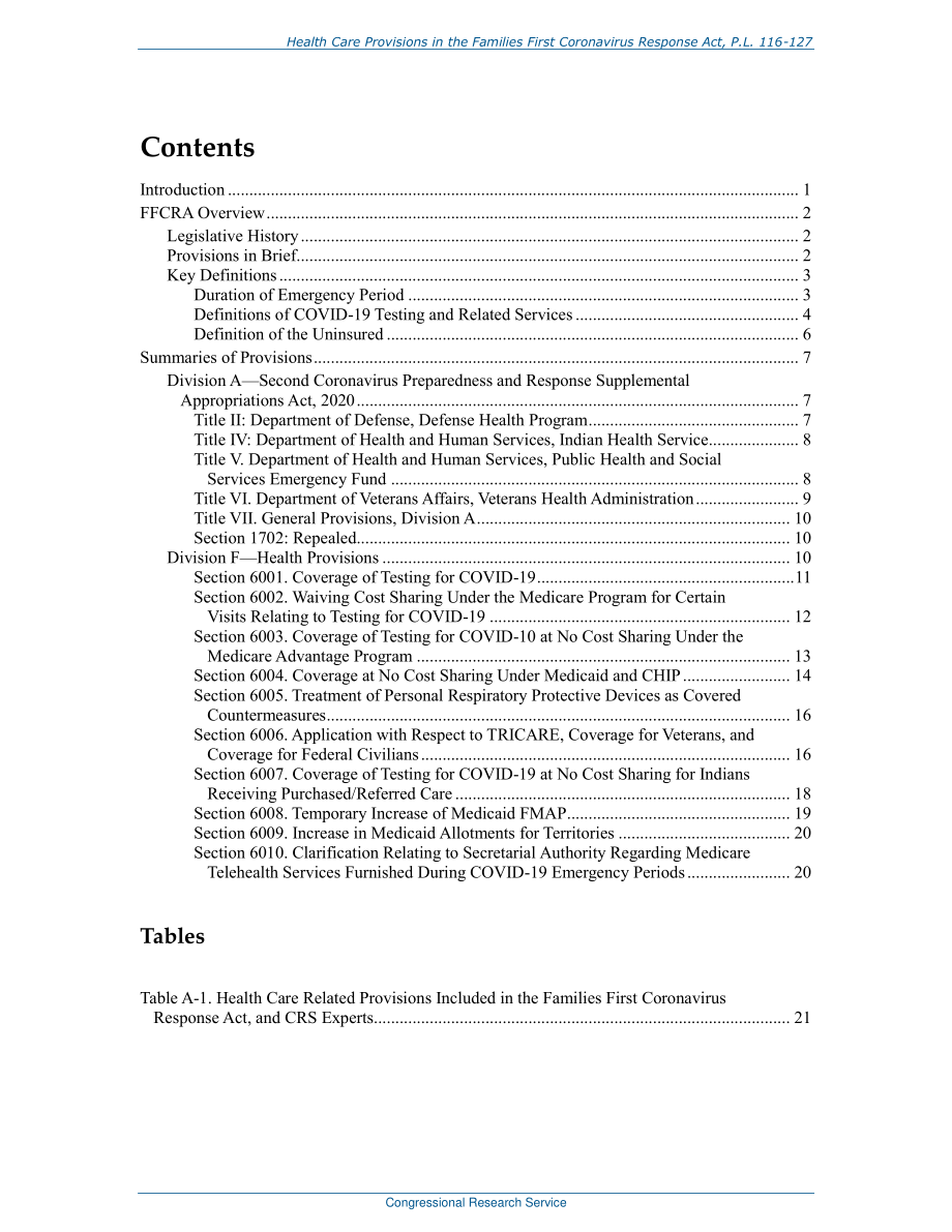 [20200417]R46316_《家庭第一冠状病毒应对法案》中的医疗保健规定116-127.pdf_第3页
