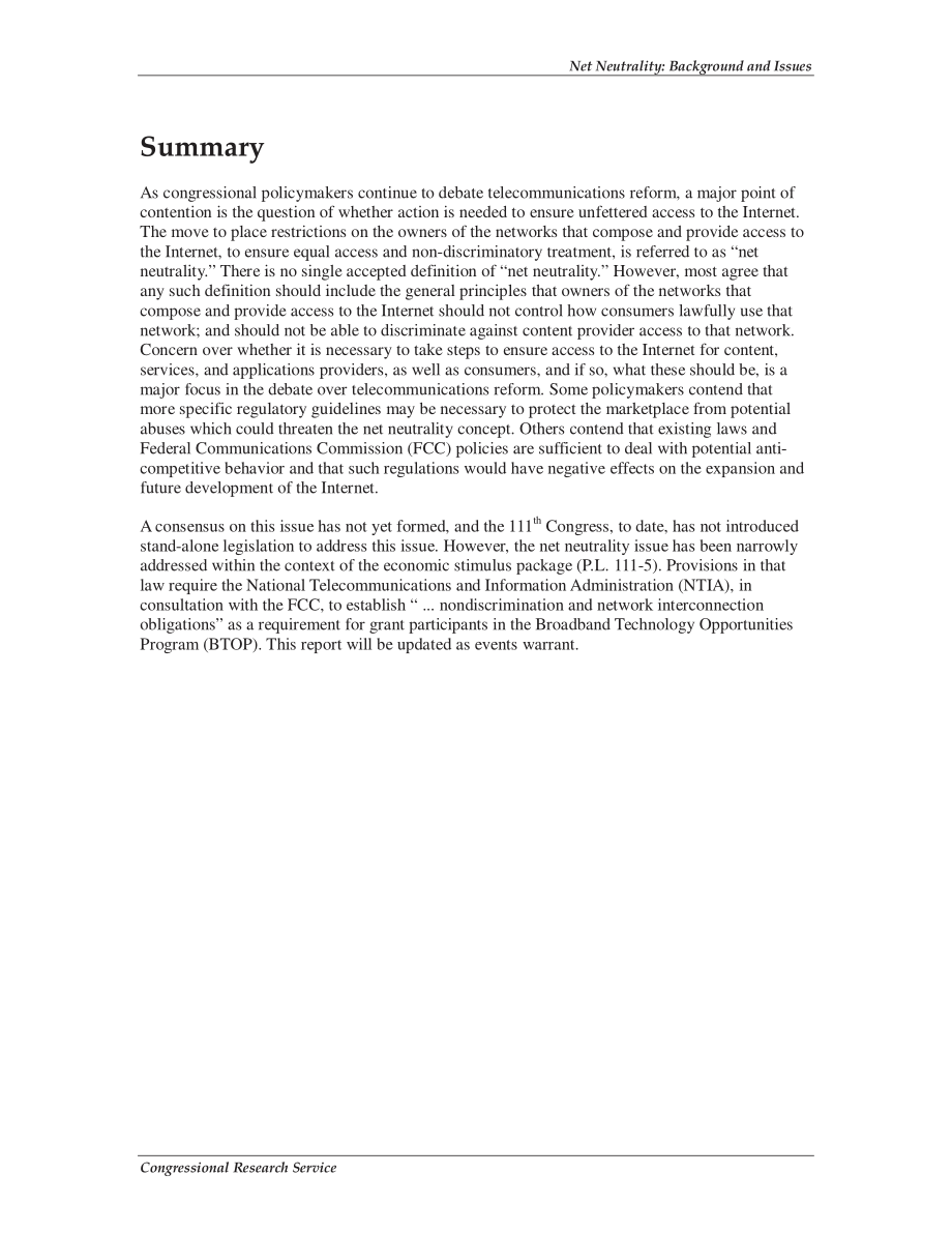[20090319]RS22444_网络中立性：背景和问题.pdf_第2页